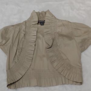 2 for $15 - NWOT IMPRESS OPEN SHRUG SHORT SLEEVE US SMALL